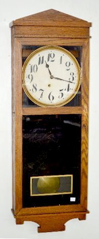 Oak Ingraham Antique Wall Clock