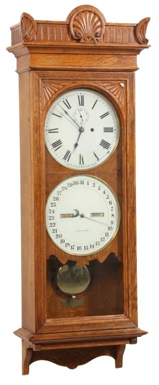 Seth Thomas No. 12 Office Calendar Clock