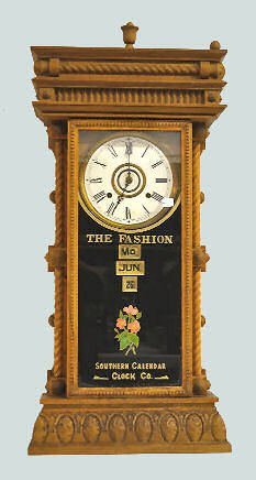 Southern “Fashion Elberon” Calendar Shelf Clock