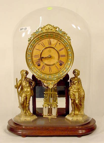 Ansonia Hunter & Fisher Crystal Palace Clock
