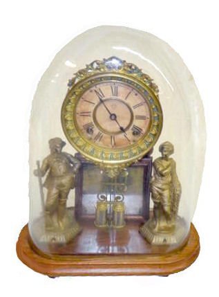 Ansonia Fisher & Hunter Crystal Palace Clock