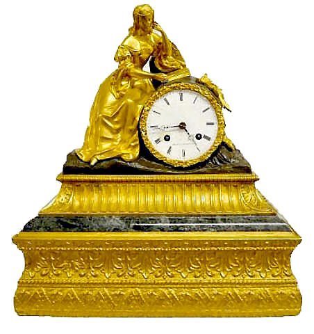 Barbot De Paris Silk String Mantel Clock