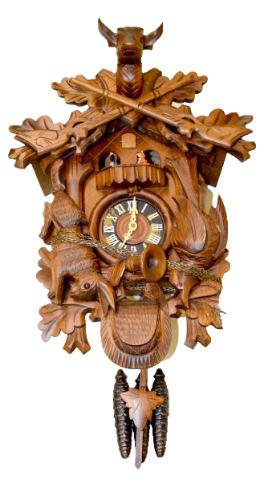 German Cuckoo Clock w/Revolving Dancers