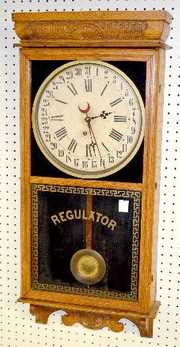 Ingraham Calendar Store Regulator Clock