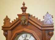 Ingraham Walnut Shelf Clock w/Alarm