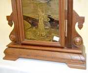 Ingraham Walnut Shelf Clock w/Alarm