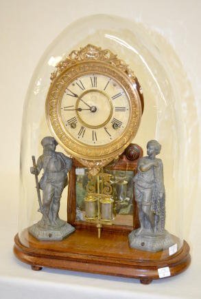 Ansonia Crystal Palace Clock, Fisher & Hunter