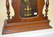 Antique Walnut Parlor Model Shelf Clock, “Monogram”