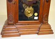 Ingraham Oak Parlor Clock