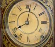 Antique Walnut “Eclipse” Kitchen Clock