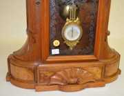 Walnut Kroeber Library Shelf Clock