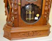 Gilbert Walnut “Pyramid” Parlor Clock