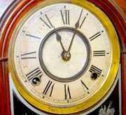 Ansonia Walnut “Triumph” Parlor Clock
