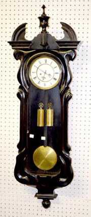 Two-Weight Serpentine German Wall Clock