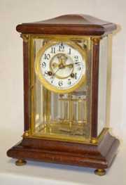 Waterbury Wood Crystal Regulator Clock