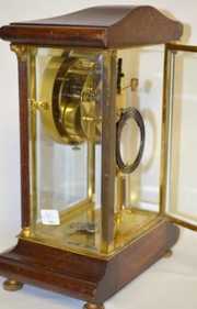 Waterbury Wood Crystal Regulator Clock