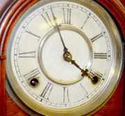 Waterbury Walnut Oxford Variant Parlor Clock