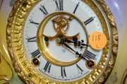 Ansonia Royal Bonn  La Charny China Clock