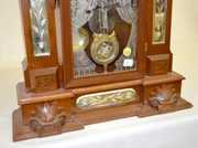 Gilbert Walnut “Amphion” Parlor Clock