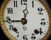 Ansonia Black Iron 8 Day T&S Clock