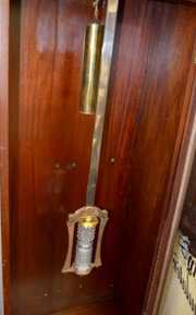 Mahogany Pinwheel Jewelers Regulator Clock