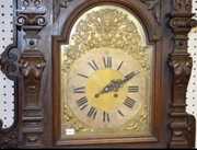 Massive Carved Gustav Becker Wall Clock