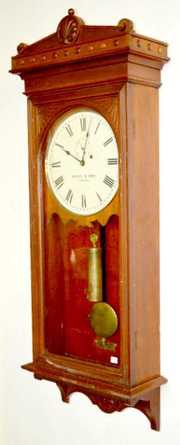 Seth Thomas No. 30 Cherry Wood Clock