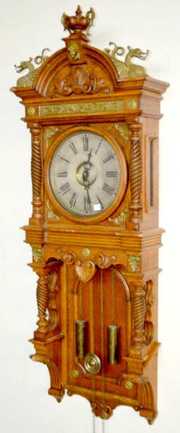 Waterbury Augusta Oak Wall Clock