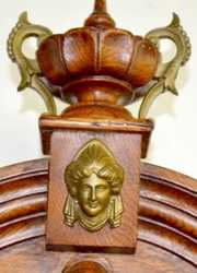 Waterbury Augusta Oak Wall Clock