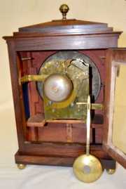 Antique Rosewood Double Fusee Bracket Clock