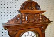 2 Weight Carved Vienna Regulator Wall Clock