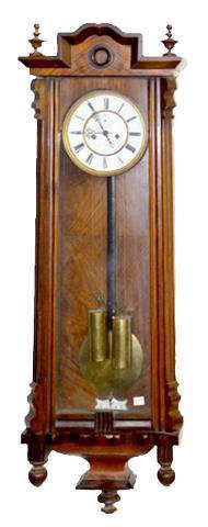 Two-Weight Vienna Regulator Wall Clock