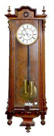 Two-Weight Vienna Regulator Wall Clock