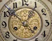 Ornate German Free Swinger Wall Clock