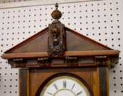 Carved 1-Weight Vienna Regulator Clock