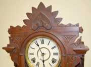 Kroeber Walnut Mirror Side Parlor Clock