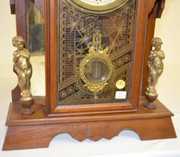 Kroeber Walnut Mirror Side Parlor Clock