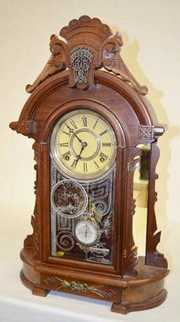 Kroeber Walnut “Oregon” Parlor Clock