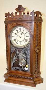 Waterbury Walnut “Cranville” Shelf Clock