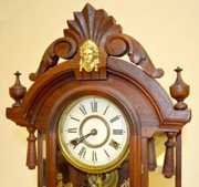 New Haven Walnut Occidental Parlor Clock