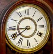 New Haven Walnut Occidental Parlor Clock