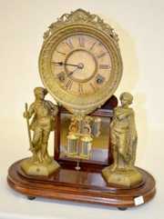 Ansonia Fisher & Hunter Crystal Palace Clock