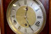 German Antique Westminster Chime Short Clock