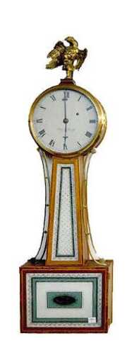 Elmer O. Stennes Weight Banjo Clock