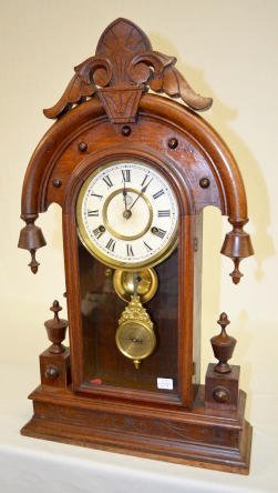 New Haven Walnut “Erbe” Parlor Clock