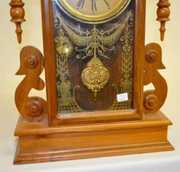 Waterbury Oak “Parisian” Parlor Clock