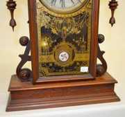 Welch Walnut “Parisian” Parlor Clock