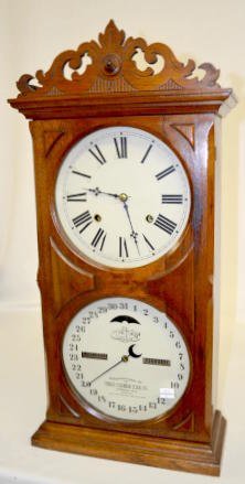 Ithaca No. 10 Double Dial Shelf Clock