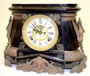 Ansonia “Pompeii” Antique Shelf Clock
