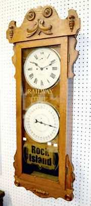 New Haven RR Advertising Calendar Clock